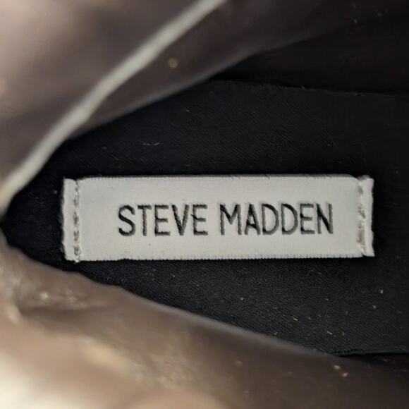 Steve Madden Womens Tindra Tan Suede Platform Ankle Boots - Picture 10 of 11